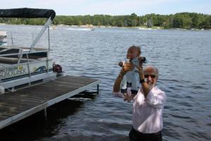 Orlando immediately following his baptism (without a tear)