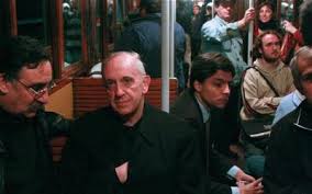 pope on subway
