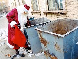 Santa garbage
